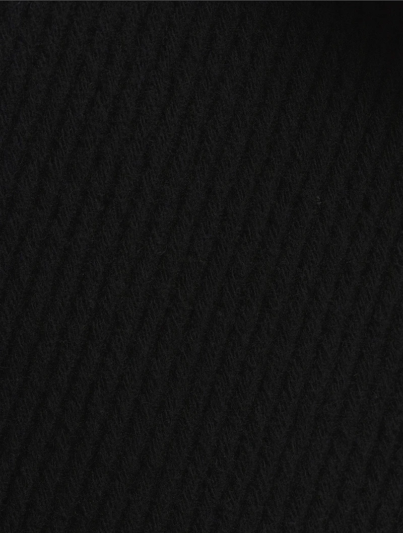 Tie-Neck Coat