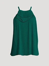 Plissé Georgette Blouse