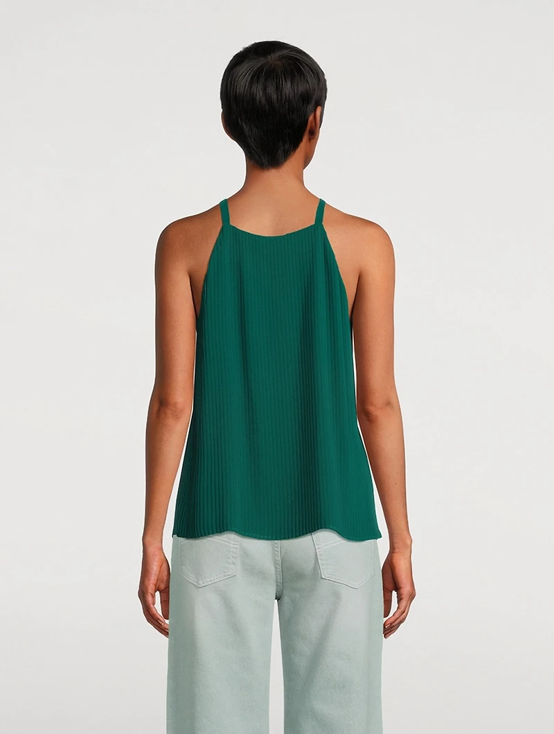 Plissé Georgette Blouse