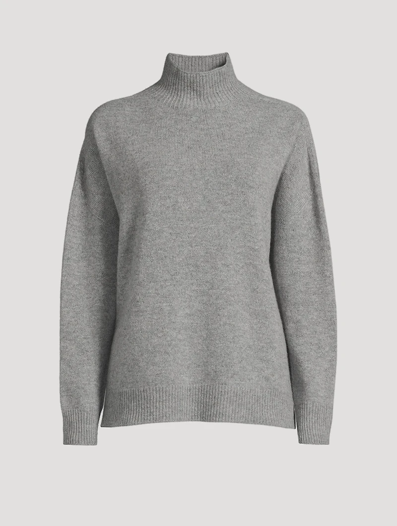 Icon Wool Cashmere Mockneck Sweater