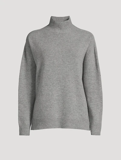 Icon Wool Cashmere Mockneck Sweater