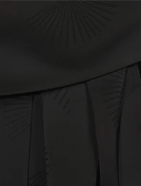 Pleated Satin Trousers
