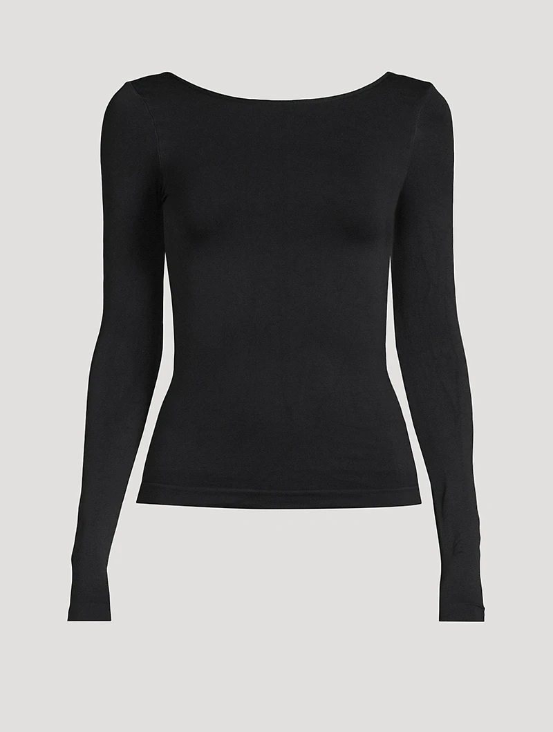 Low-Back Seamless T-Shirt
