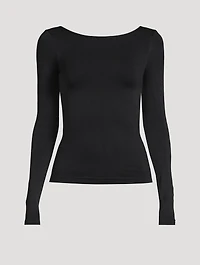 Low-Back Seamless T-Shirt