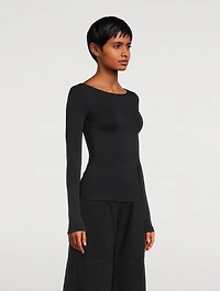 Low-Back Seamless T-Shirt