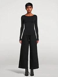 Low-Back Seamless T-Shirt