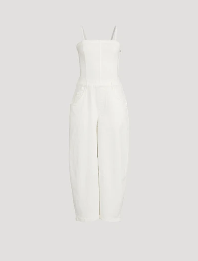 Je Suis Pret Barrel-Leg Denim Jumpsuit