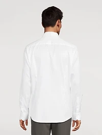 Stretch Cotton Long-Sleeve Shirt