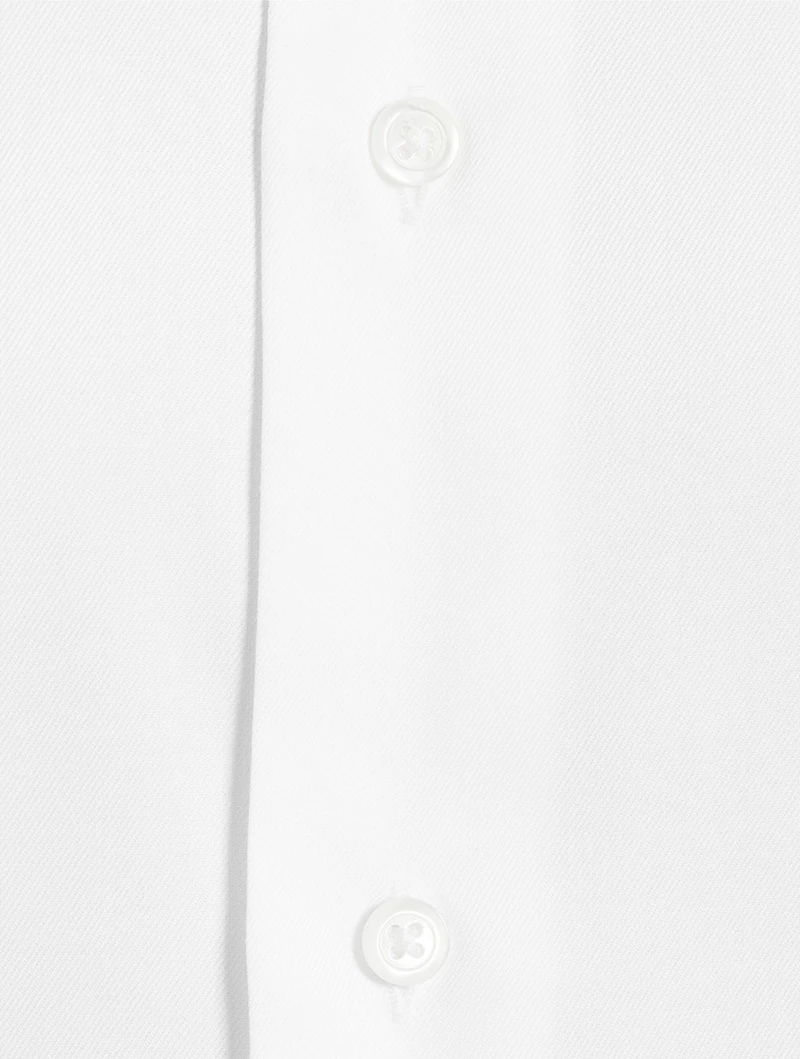 Stretch Cotton Long-Sleeve Shirt