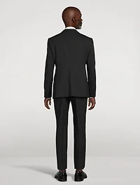 Brushed Stretch Wool Two-Piece Suit