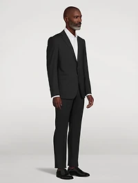 Brushed Stretch Wool Two-Piece Suit