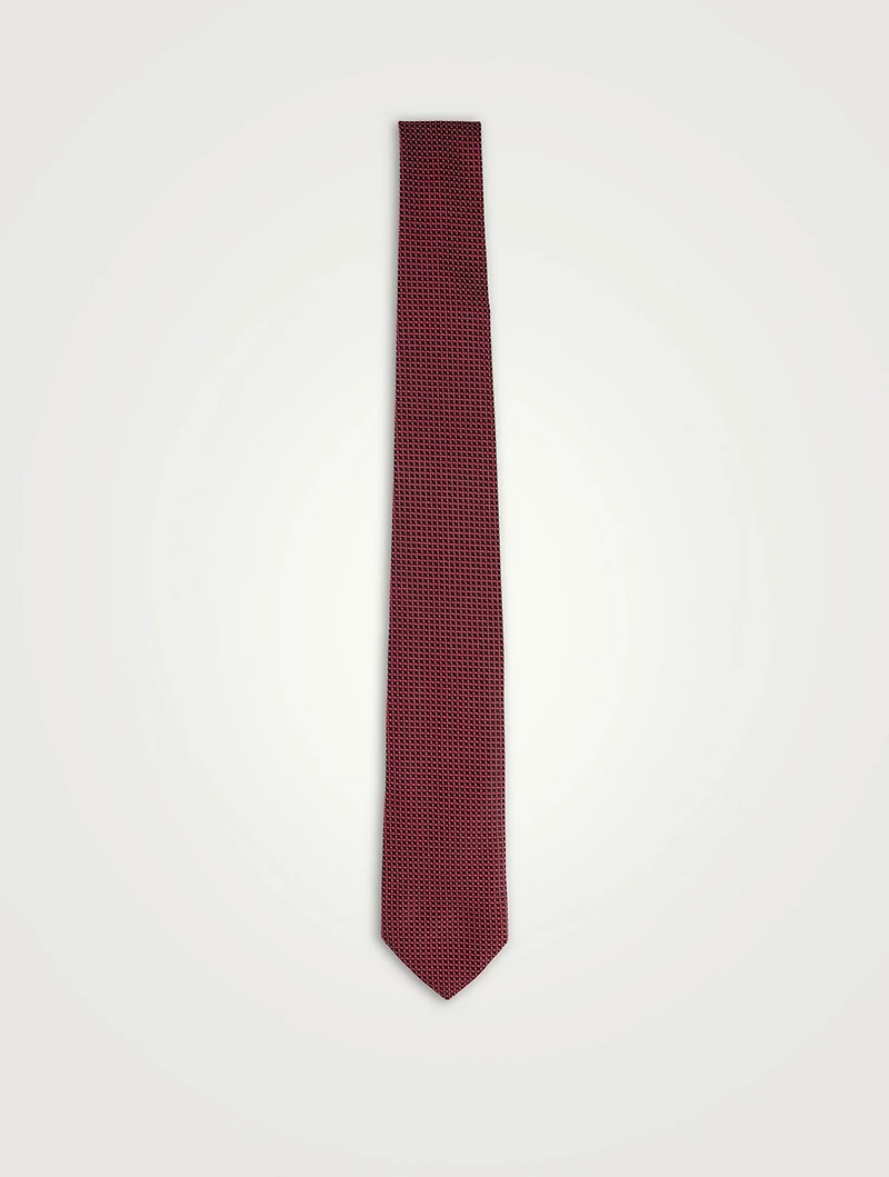 Geometric Silk Tie