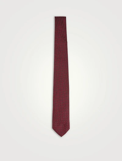 Geometric Silk Tie