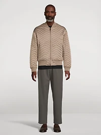 Reversible Quilted Bomber Jacket
