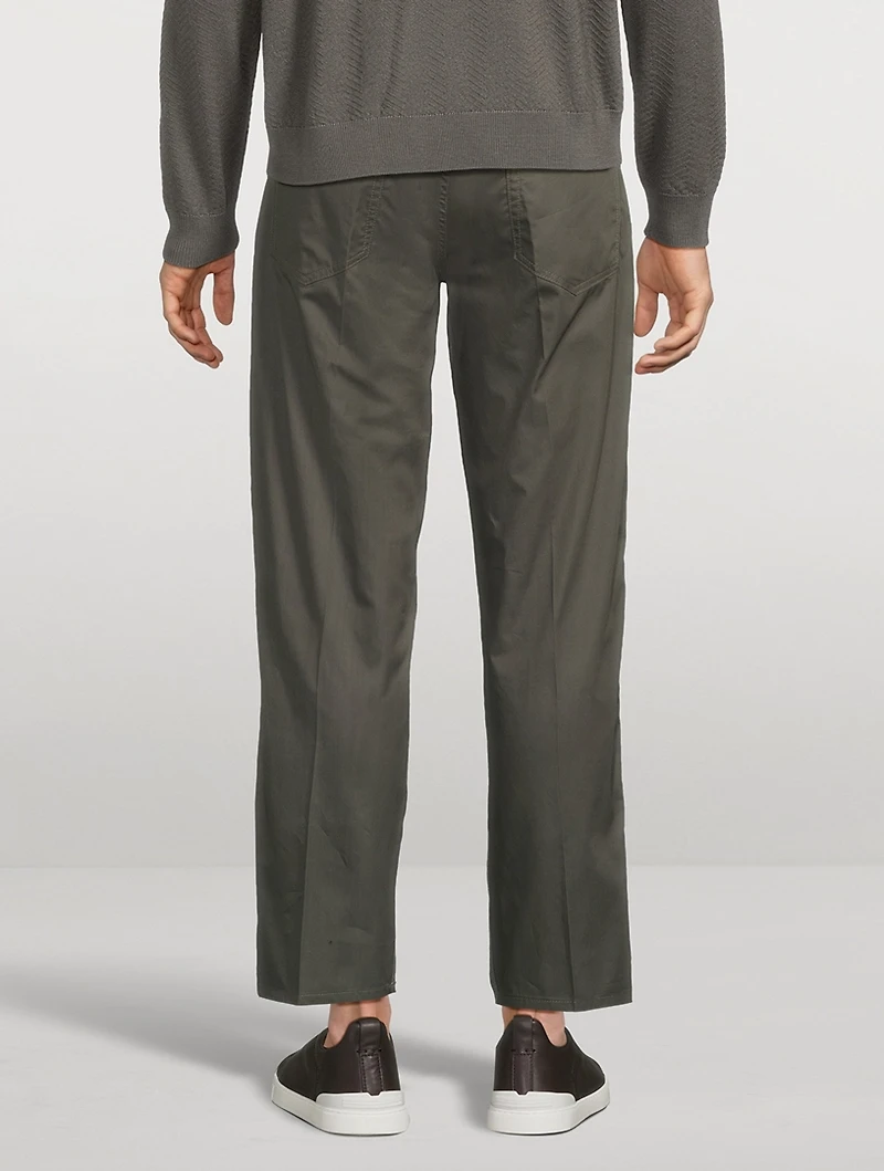 Low-Rise Relaxed Pants