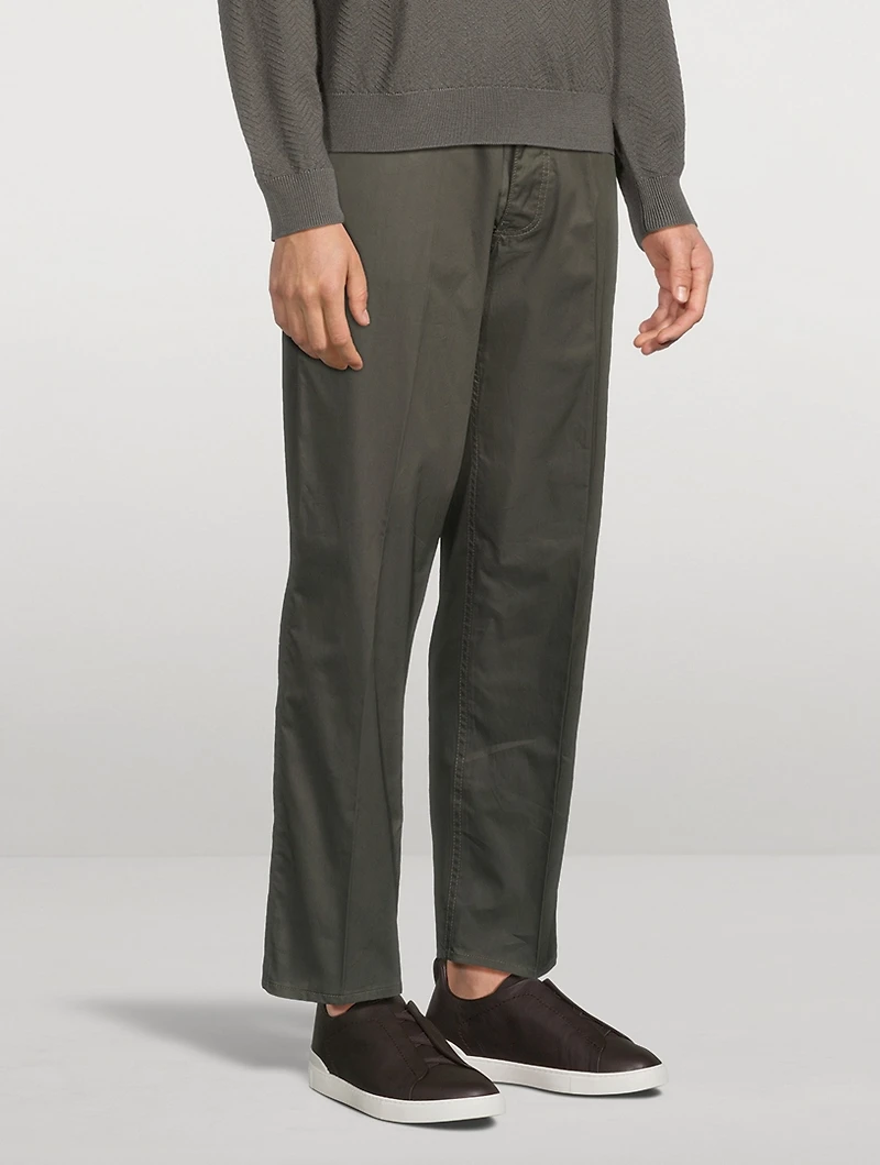 Low-Rise Relaxed Pants