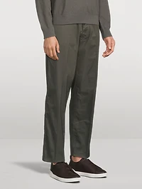Low-Rise Relaxed Pants