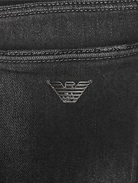 Low-Rise Slim Straight Jeans