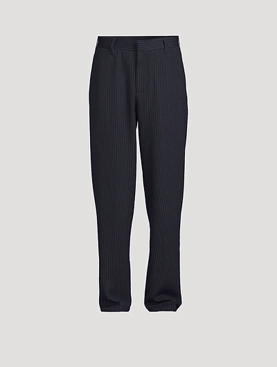Tailored Trousers Pinstripe Print