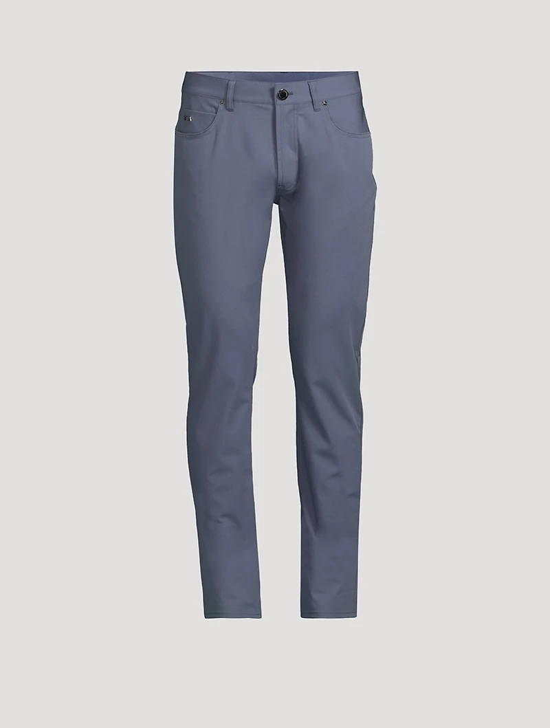 Slim Straight Pants