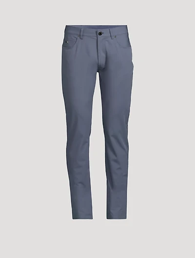 Slim Straight Pants