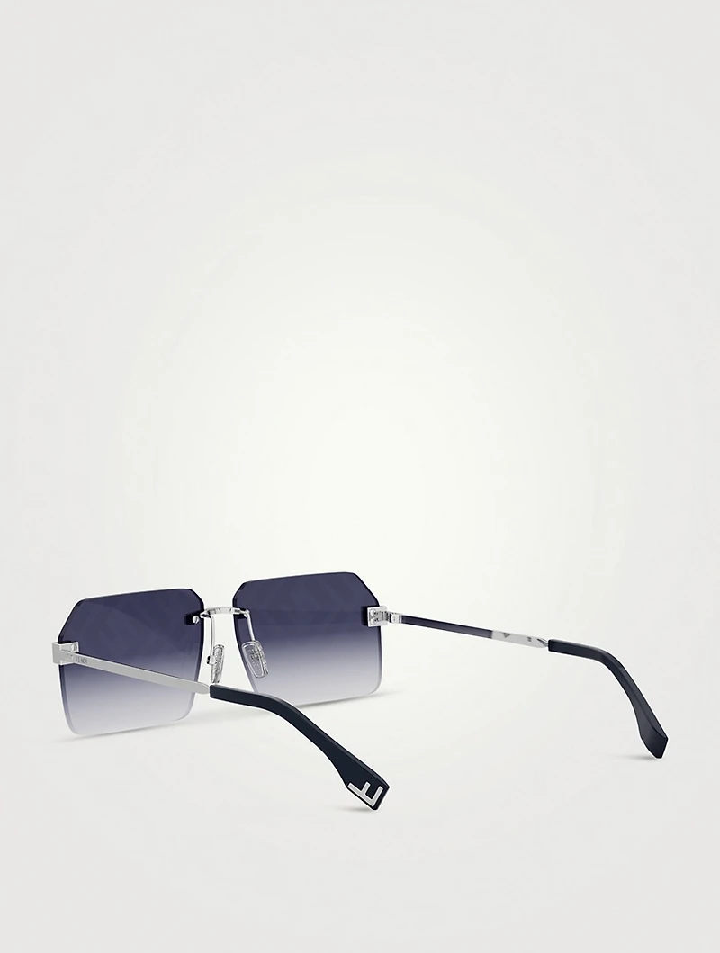 Fendi Sky Rectangular Sunglasses