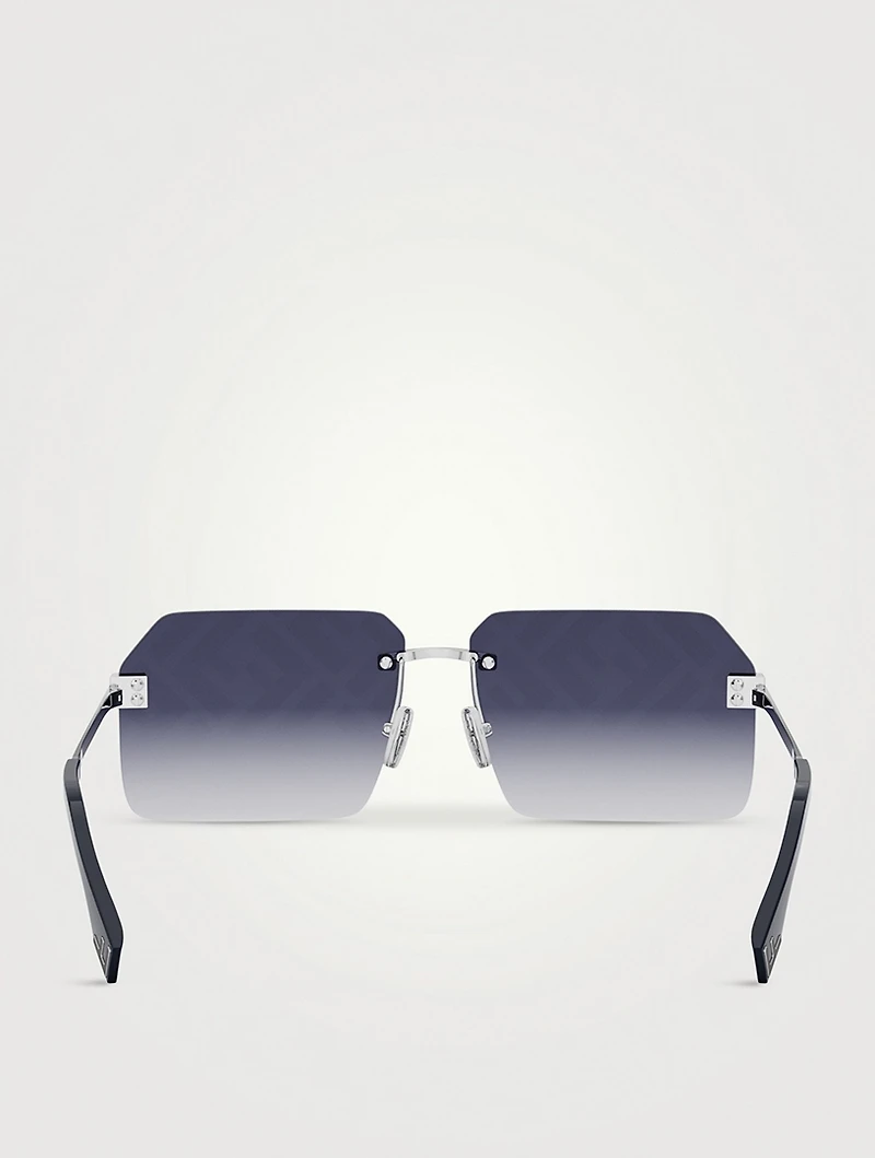 Fendi Sky Rectangular Sunglasses