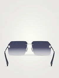 Fendi Sky Rectangular Sunglasses