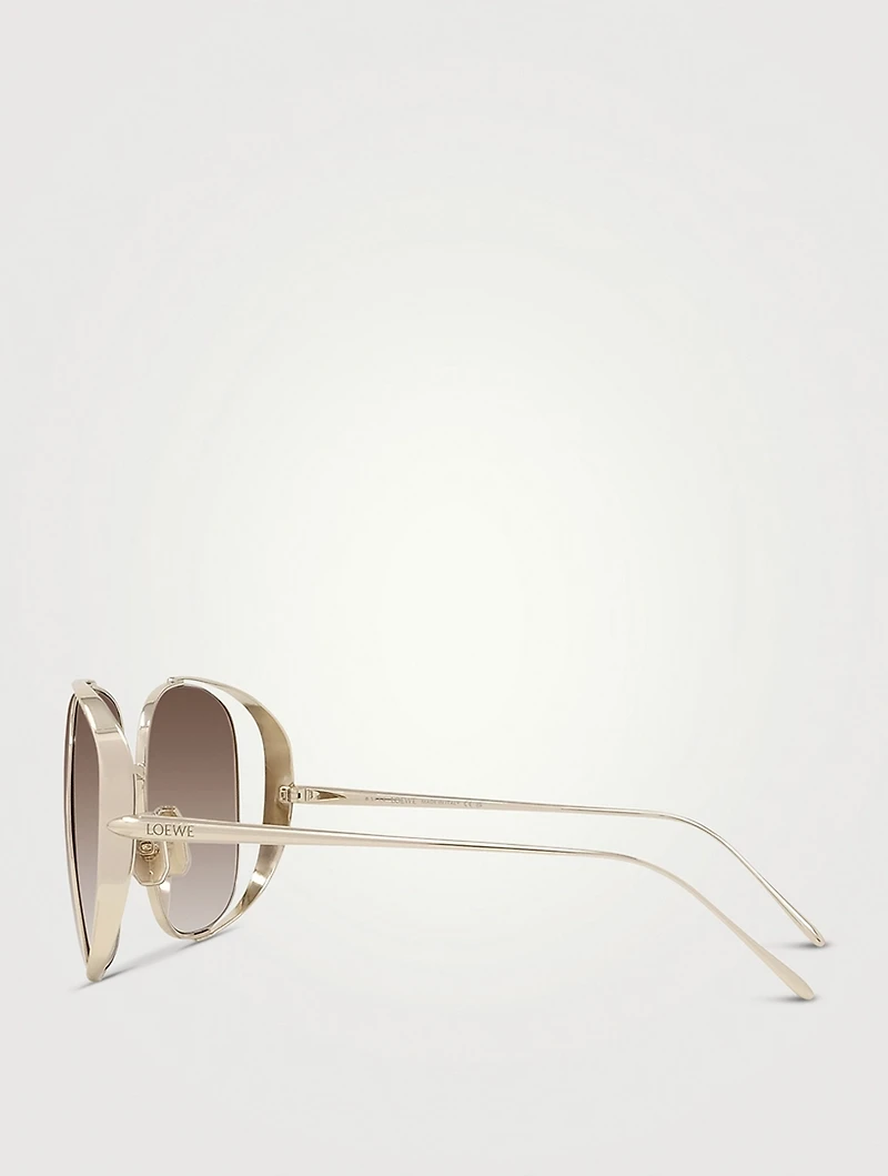 Signature Rectangular Sunglasses