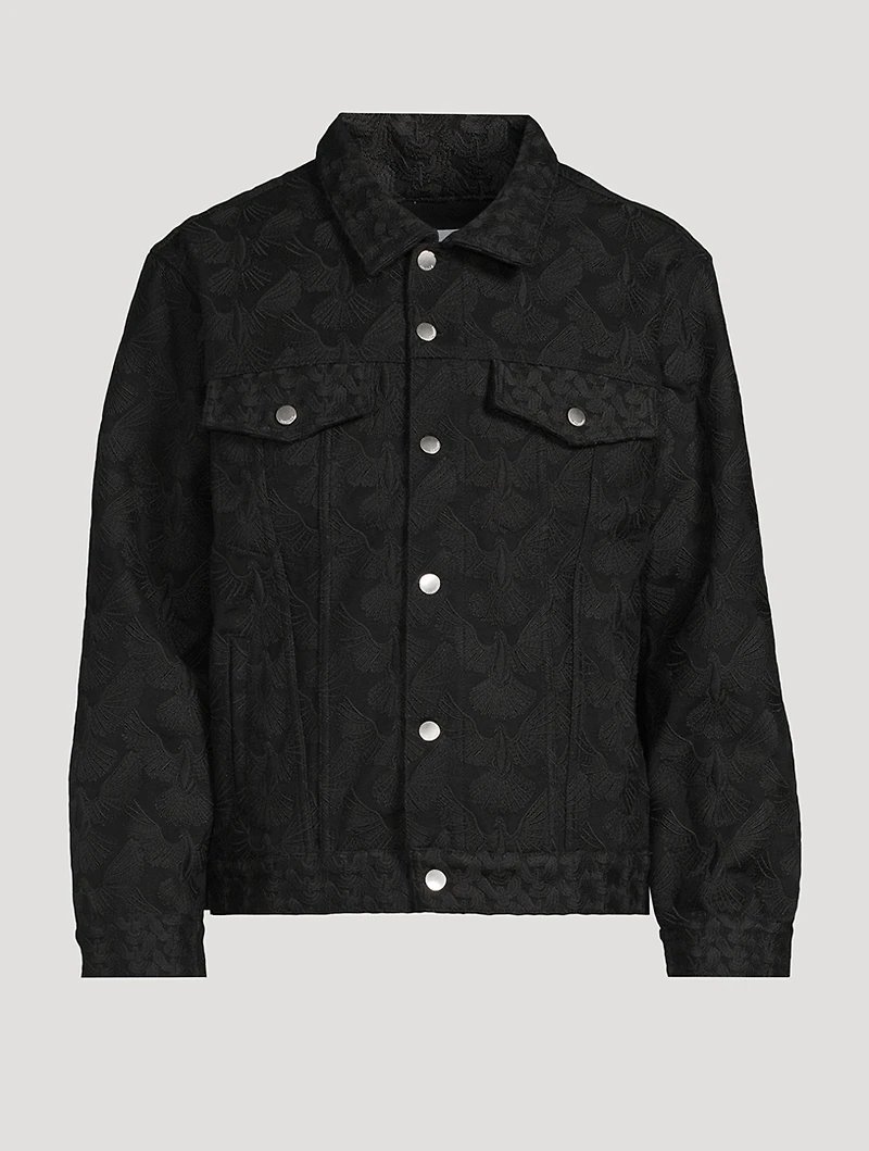 Unity Doves Embroidered Denim Jacket