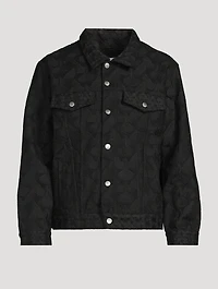 Unity Doves Embroidered Denim Jacket