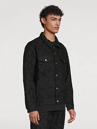 Unity Doves Embroidered Denim Jacket