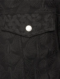 Unity Doves Embroidered Denim Jacket
