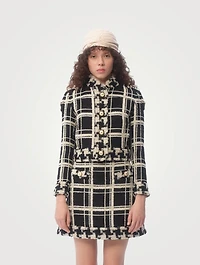 Macro Check Tweed Jacket