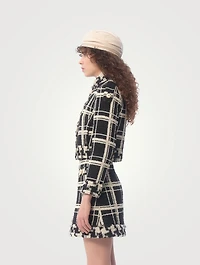 Macro Check Tweed Jacket