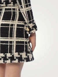 Macro Check Tweed Jacket