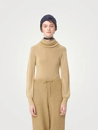 Lurex Turtleneck Sweater