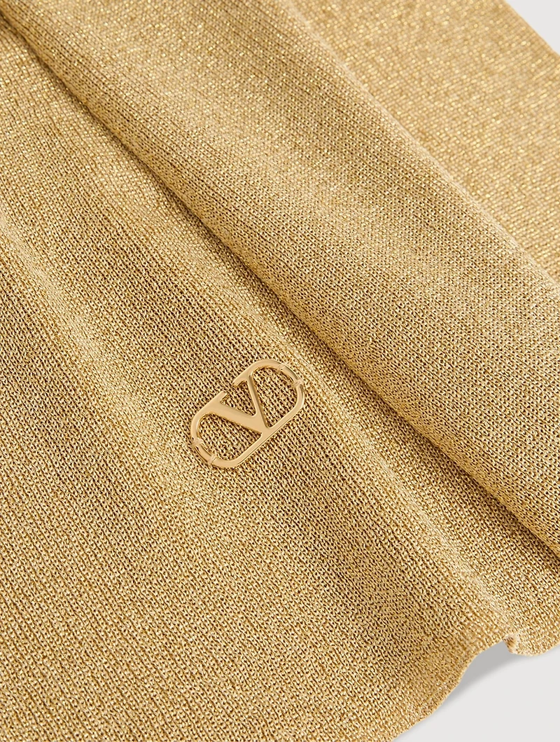 Lurex Turtleneck Sweater