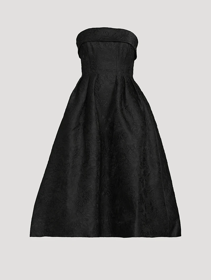 Esther Strapless Midi Dress