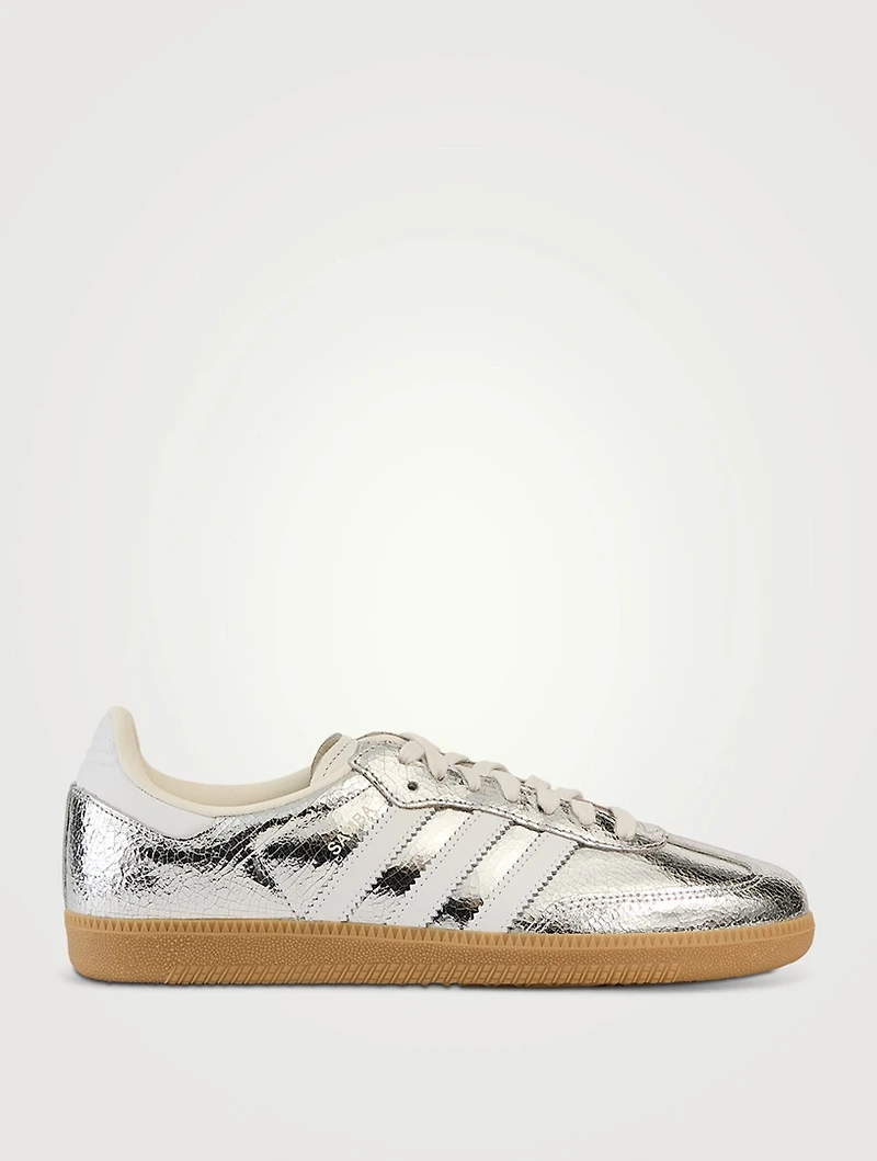 Samba OG Metallic Leather Sneakers