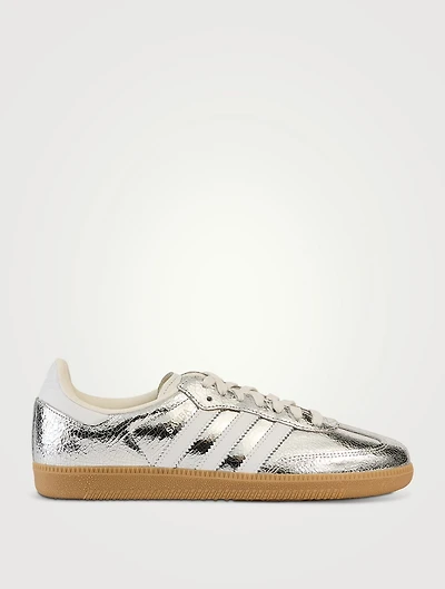 Samba OG Metallic Leather Sneakers