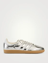 Samba OG Metallic Leather Sneakers