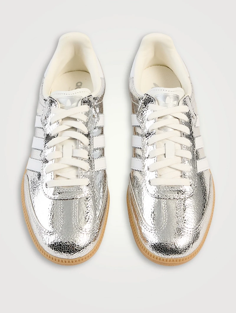 Samba OG Metallic Leather Sneakers