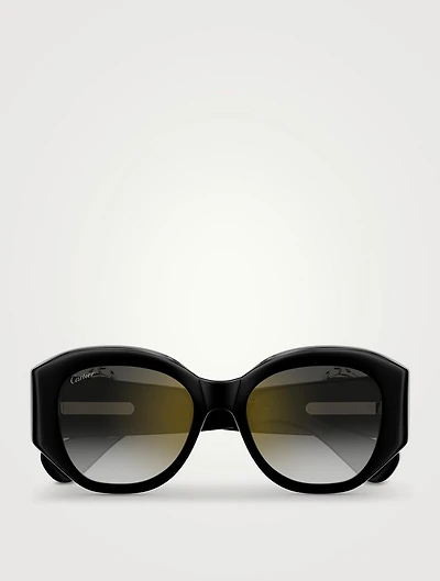 Panthère De Cartier Cat Eye Sunglasses