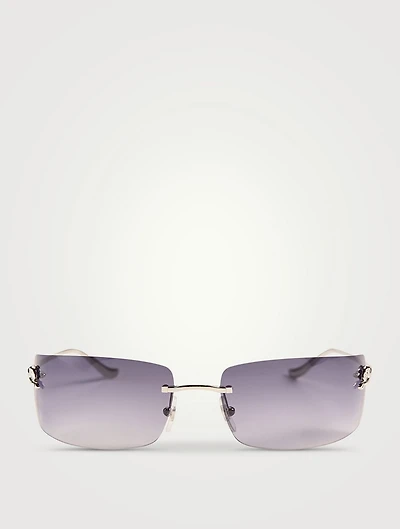 Panthère De Cartier Shield Sunglasses