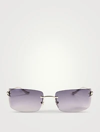 Panthère De Cartier Shield Sunglasses
