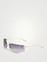 Panthère De Cartier Shield Sunglasses