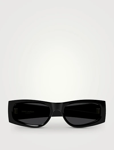 SL M140 YSL Monogram Rectangular Sunglasses