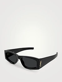 SL M140 YSL Monogram Rectangular Sunglasses