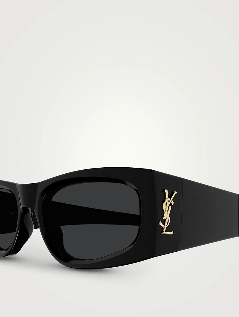 SL M140 YSL Monogram Rectangular Sunglasses